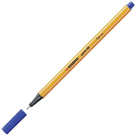 Fineliner - STABILO point 88 - 3er Pack - blau