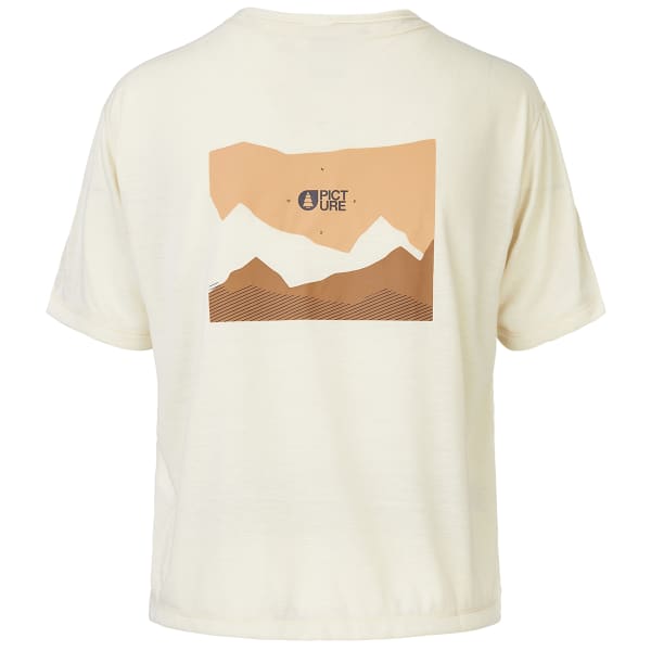 T-shirt PICTURE NOVITA TECH TEE W SMOKE WHITE