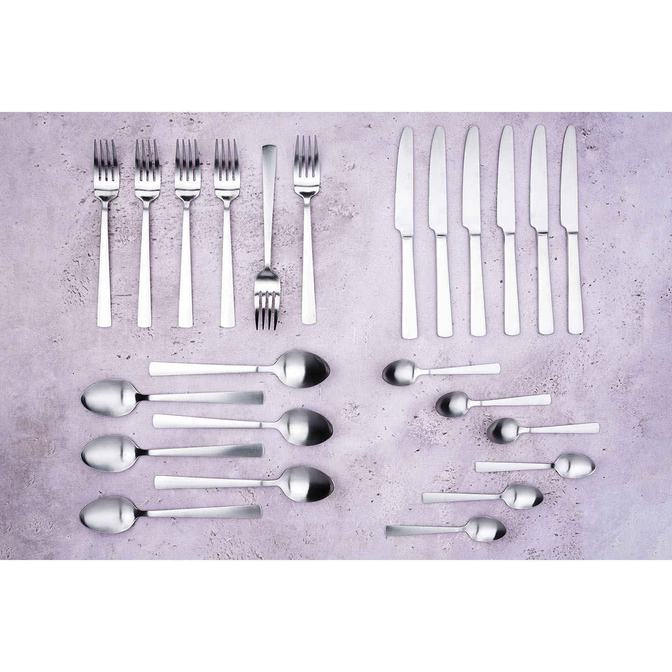Bjorn Ménagère Telmo inox mat - 24 pièces
