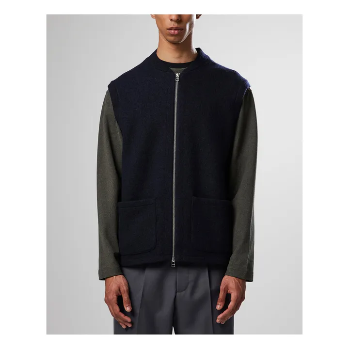 NN. 07 Veste Sans Manches | Bleu nuit
