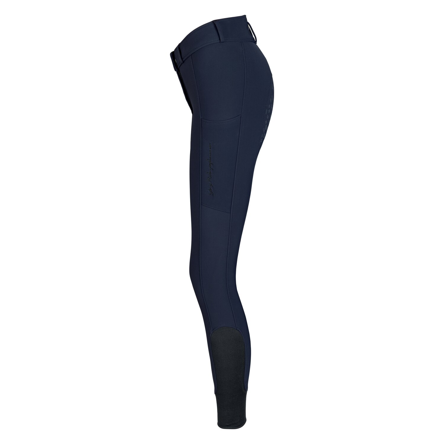RIDE now Softshell Grip-Vollbesatz-Reithose  - navy