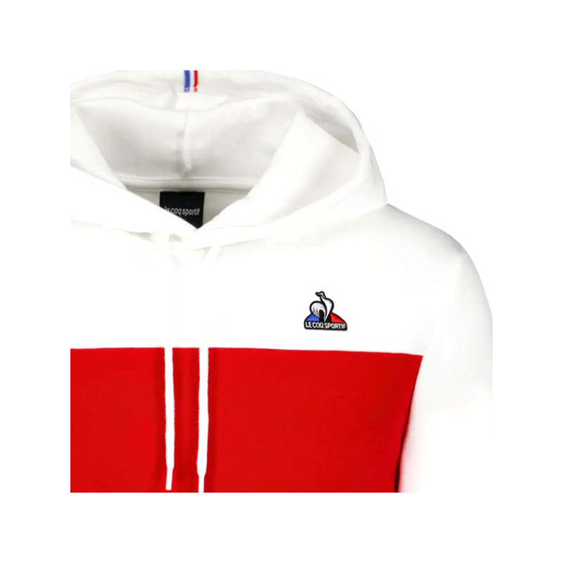 Sweat capuche N2 rouge Le Coq