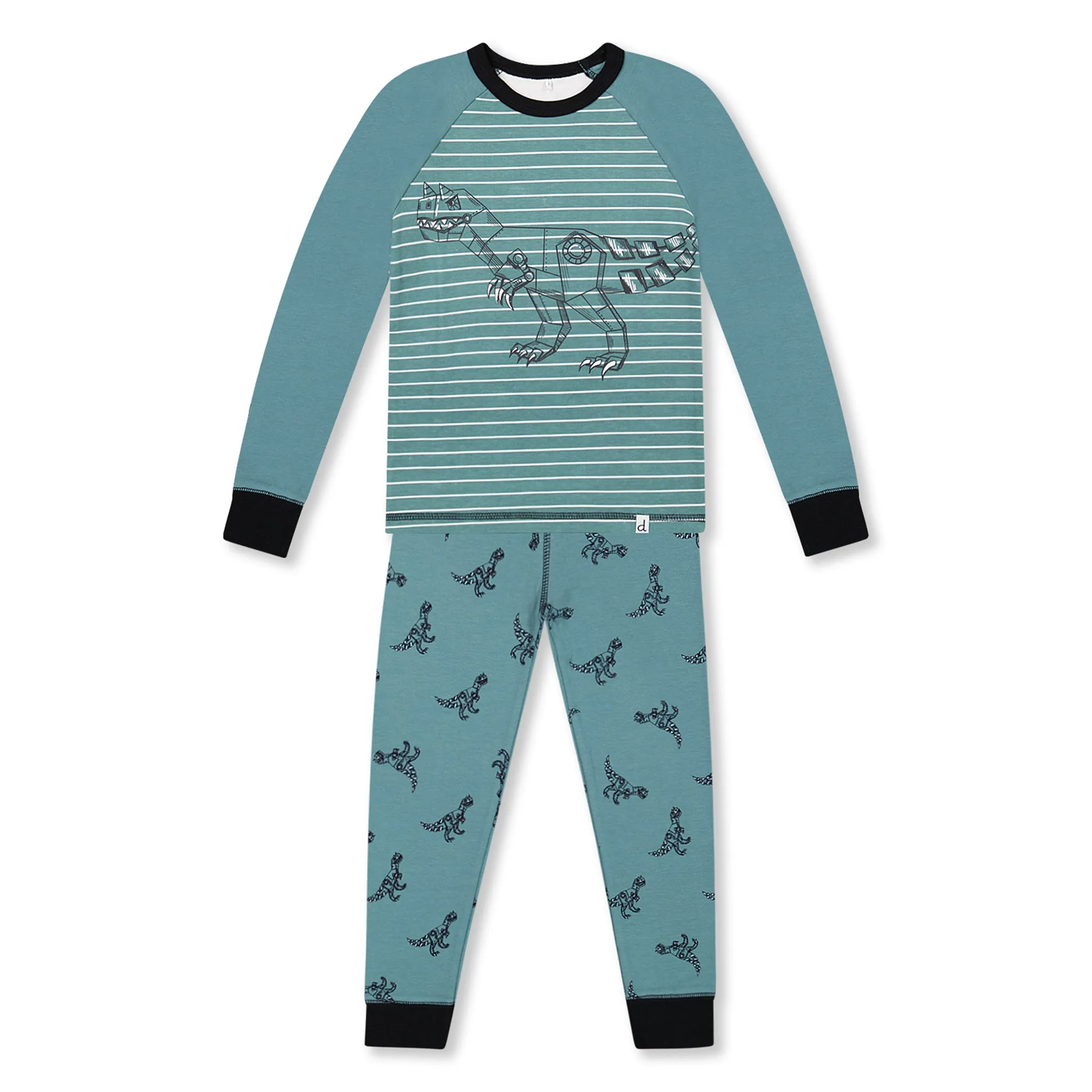 Deux par Deux Pyjama Dinos Mécaniques 7-10ans