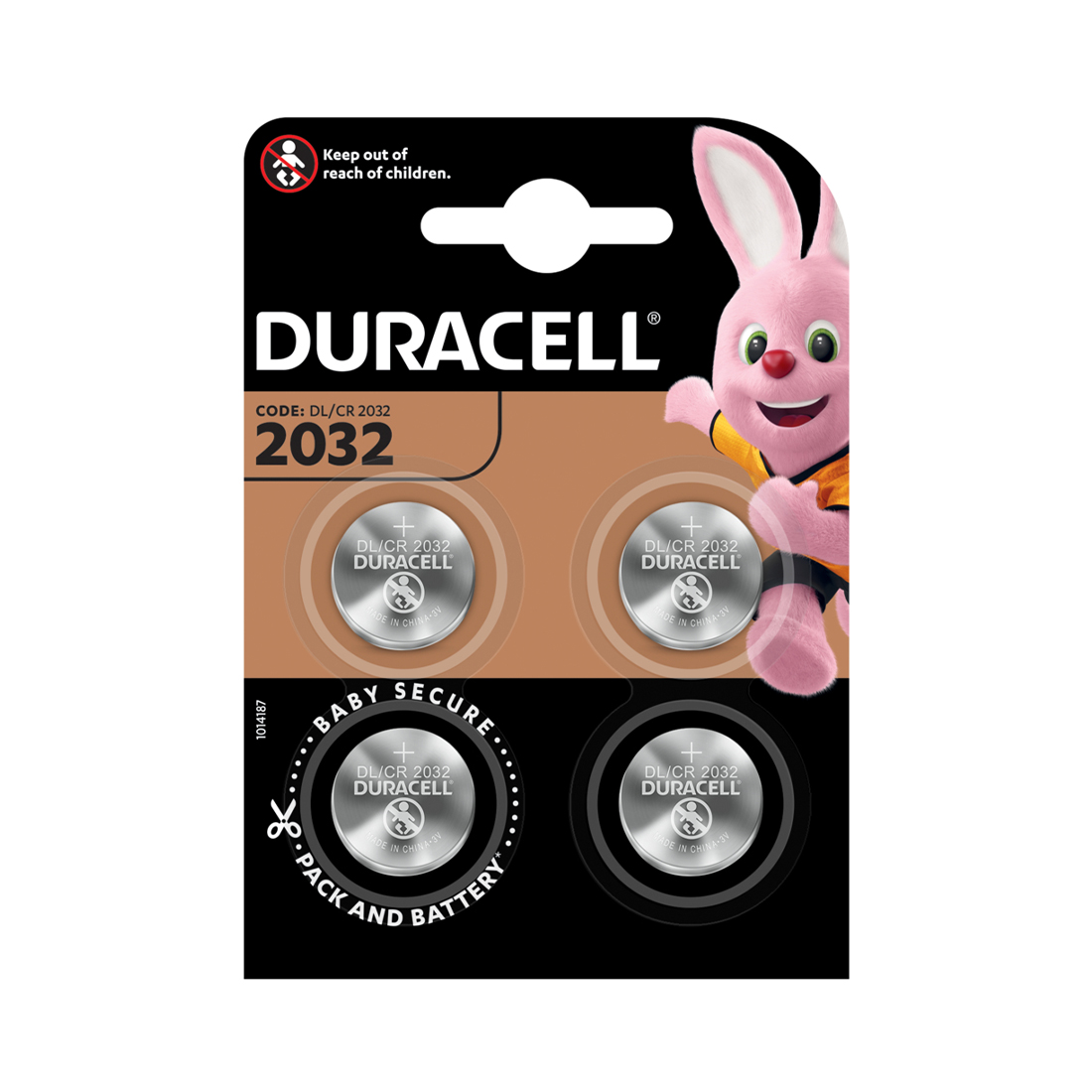 Duracell Lithium-Knopfzellen CR2032