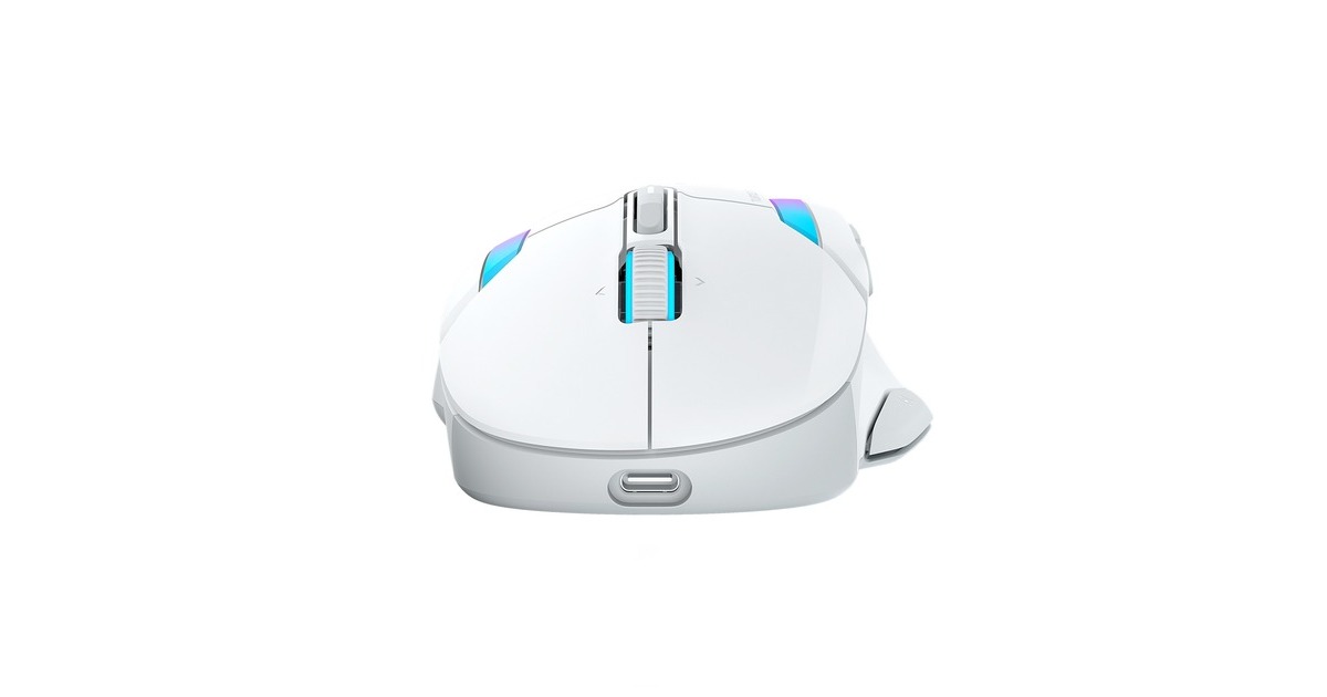 Turtle BeachKone II Air gaming muis  (Wit, 50 - 26.000 Dpi, RGB, USB / 2,4 GHz / Bluetooth)