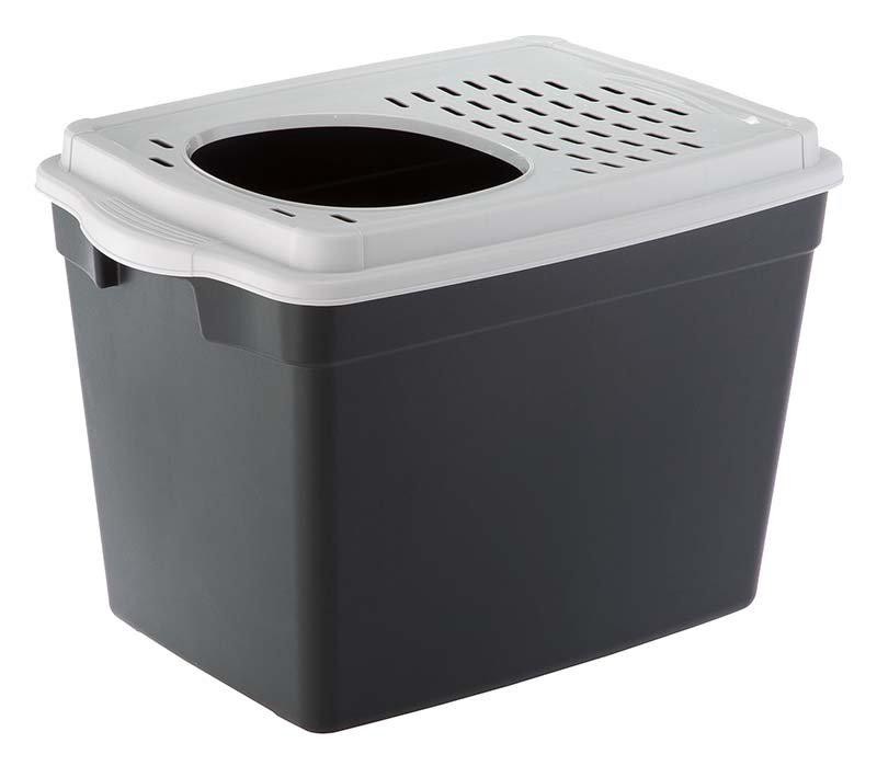 Ferplast - Kattetoilet Jumpy Sort/Hvid 38.8x57.5x39CM