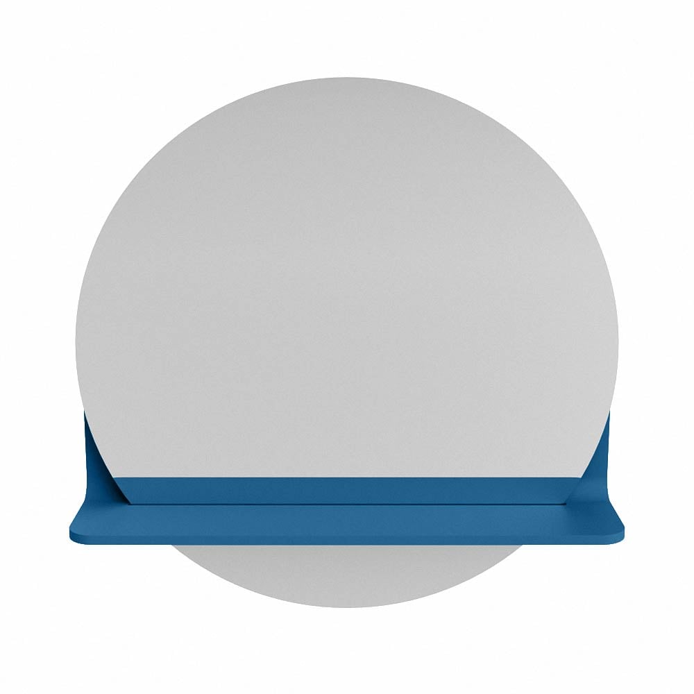 Mondiaz Spot spiegel rond Ø50cm met planchet jeans