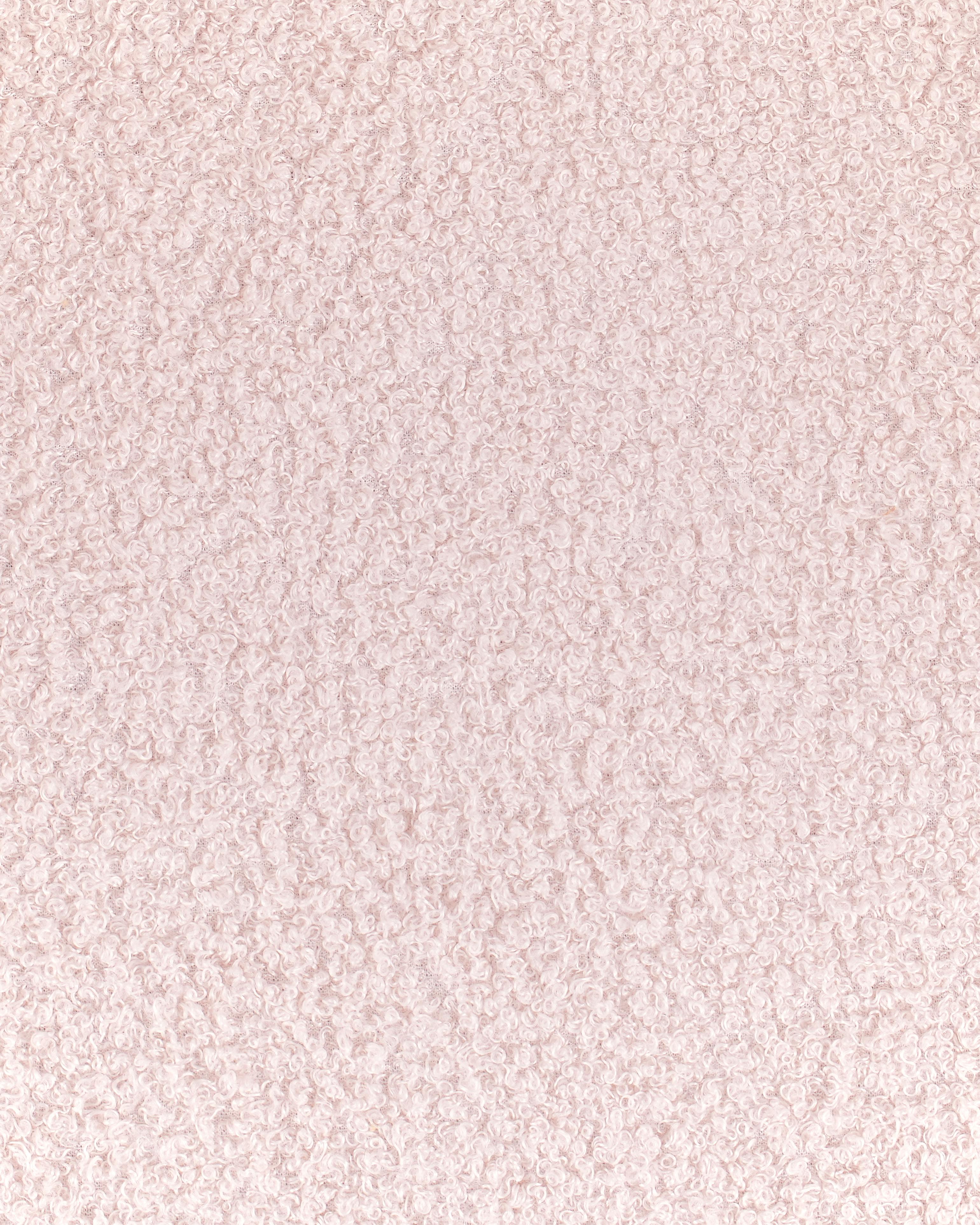 Kinderschommelstoel NORBY Bouclé Pastelroze