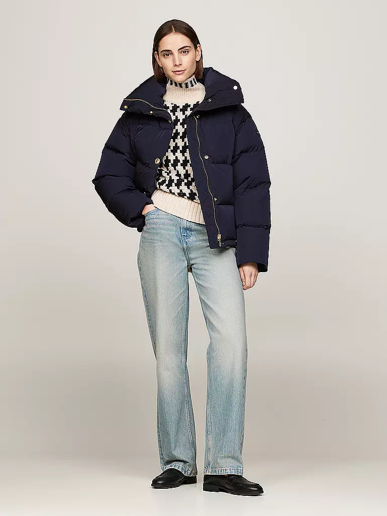 TOMMY HILFIGER Daunensteppjacke dunkelblau