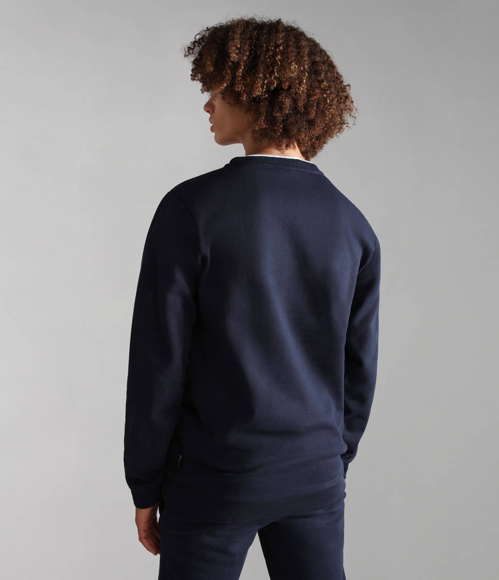 Napapijri sweater met logo marine