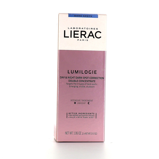 Double concentré dépigmentant jour et nuit Lierac Lumilogie