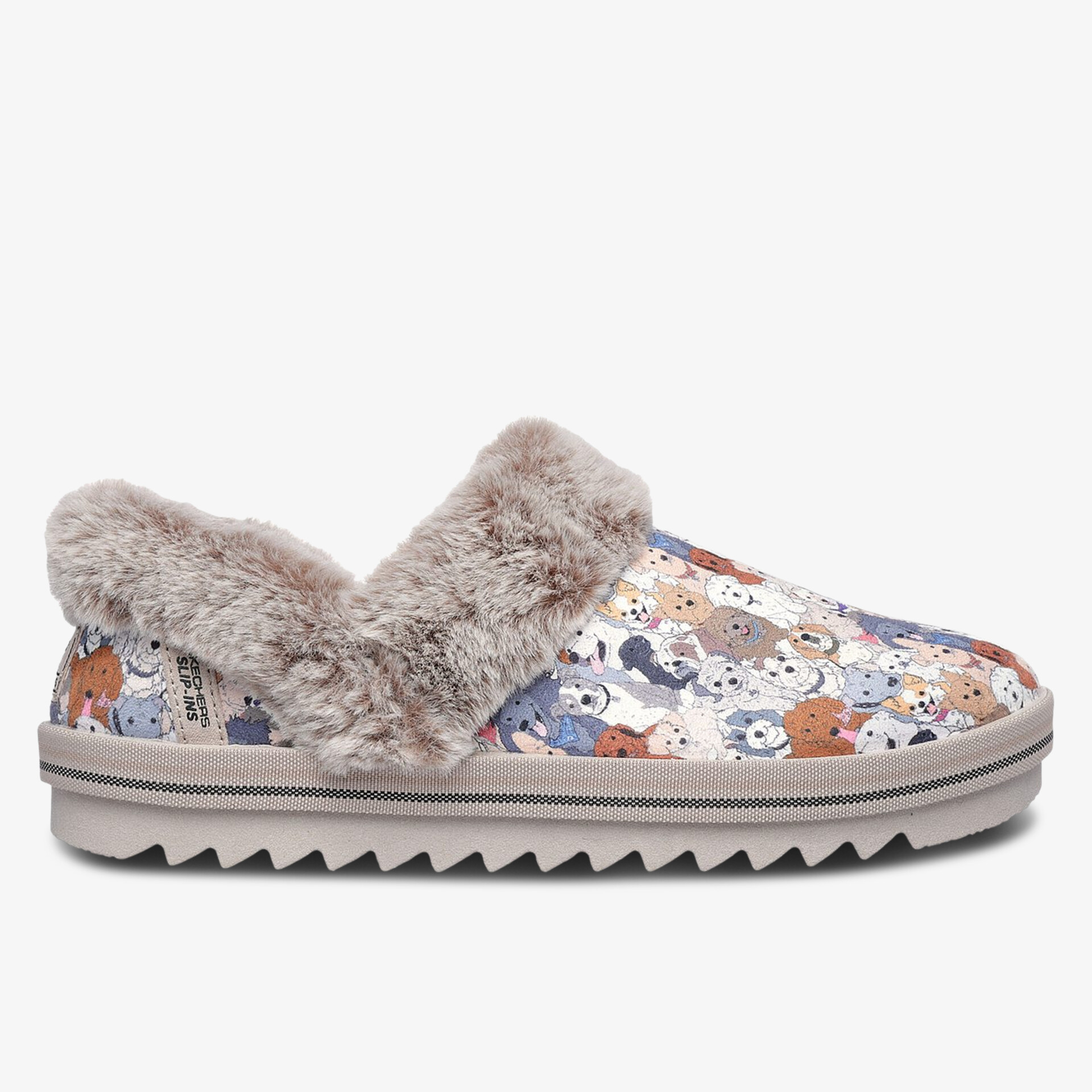 SKECHERS BOBS Cozy Kiss Paw Jams Damen Hausschuhe beige