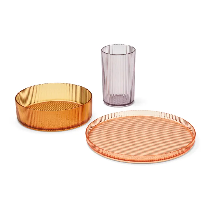 Liewood Set repas en tritan Kain | Misty lilac mix