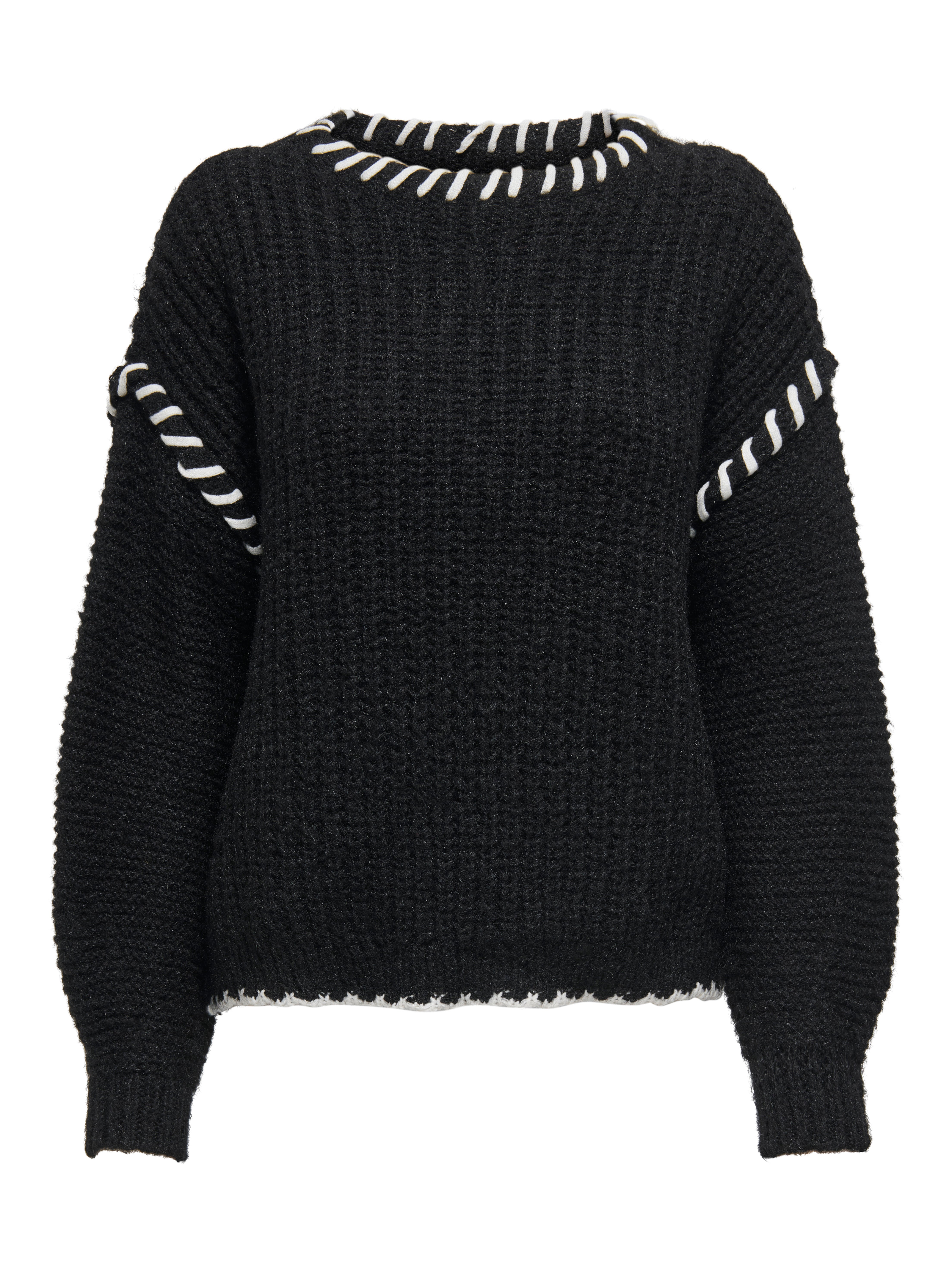 ONLCORT Strickpullover Black