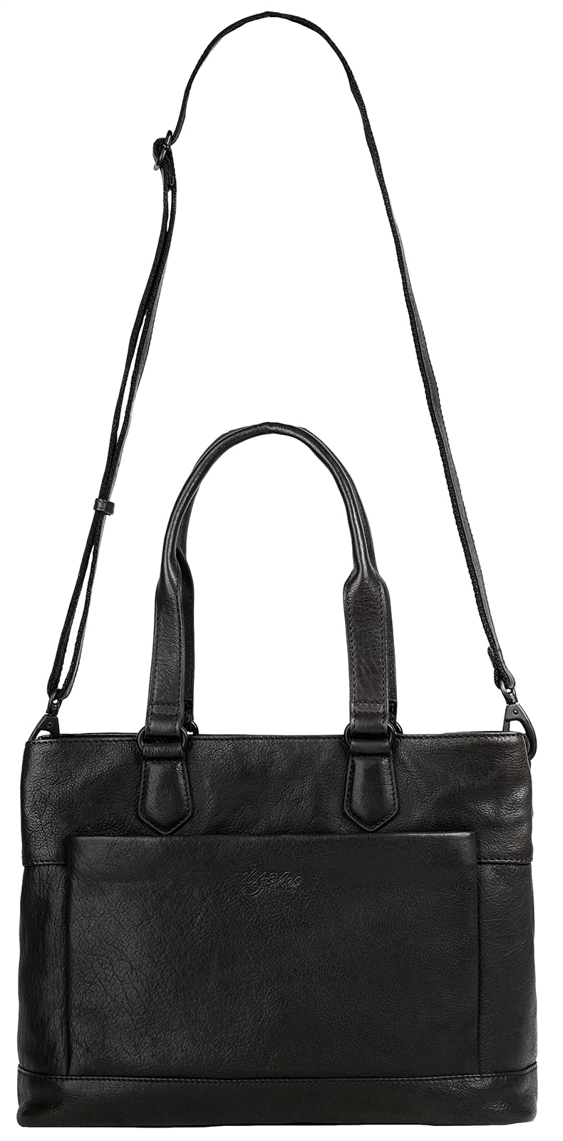 X-Zone Laptoptasche »RFID« echt Leder