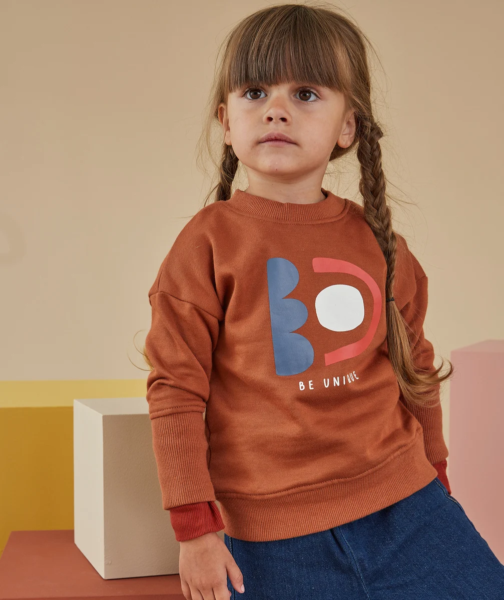 LE SWEAT ÉVOLUTIF TERRACOTTA EN COTON PIMA