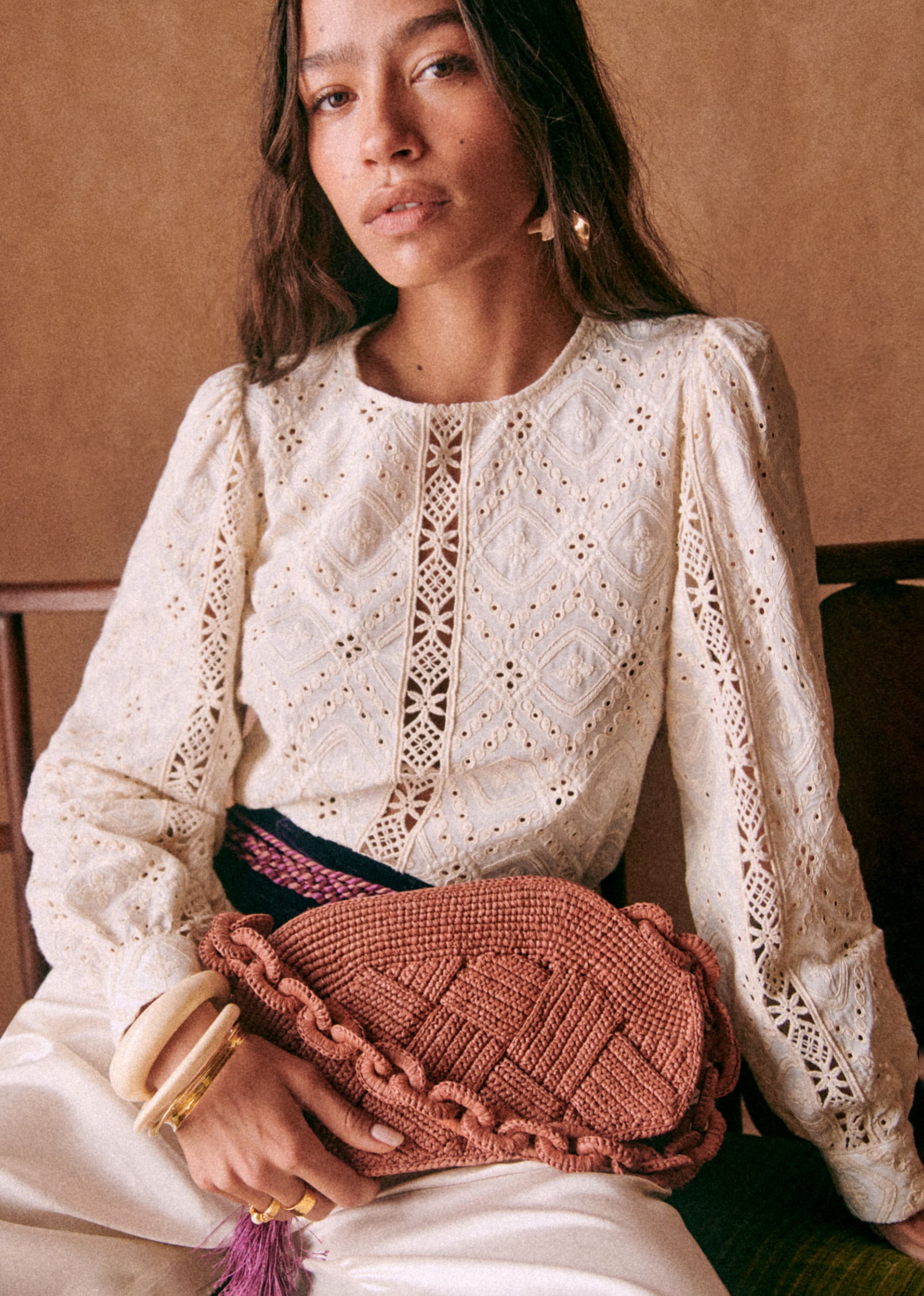 Blouse Scarlett - Écru - E-SHOP/CHEMISES & BLOUSES 5905250