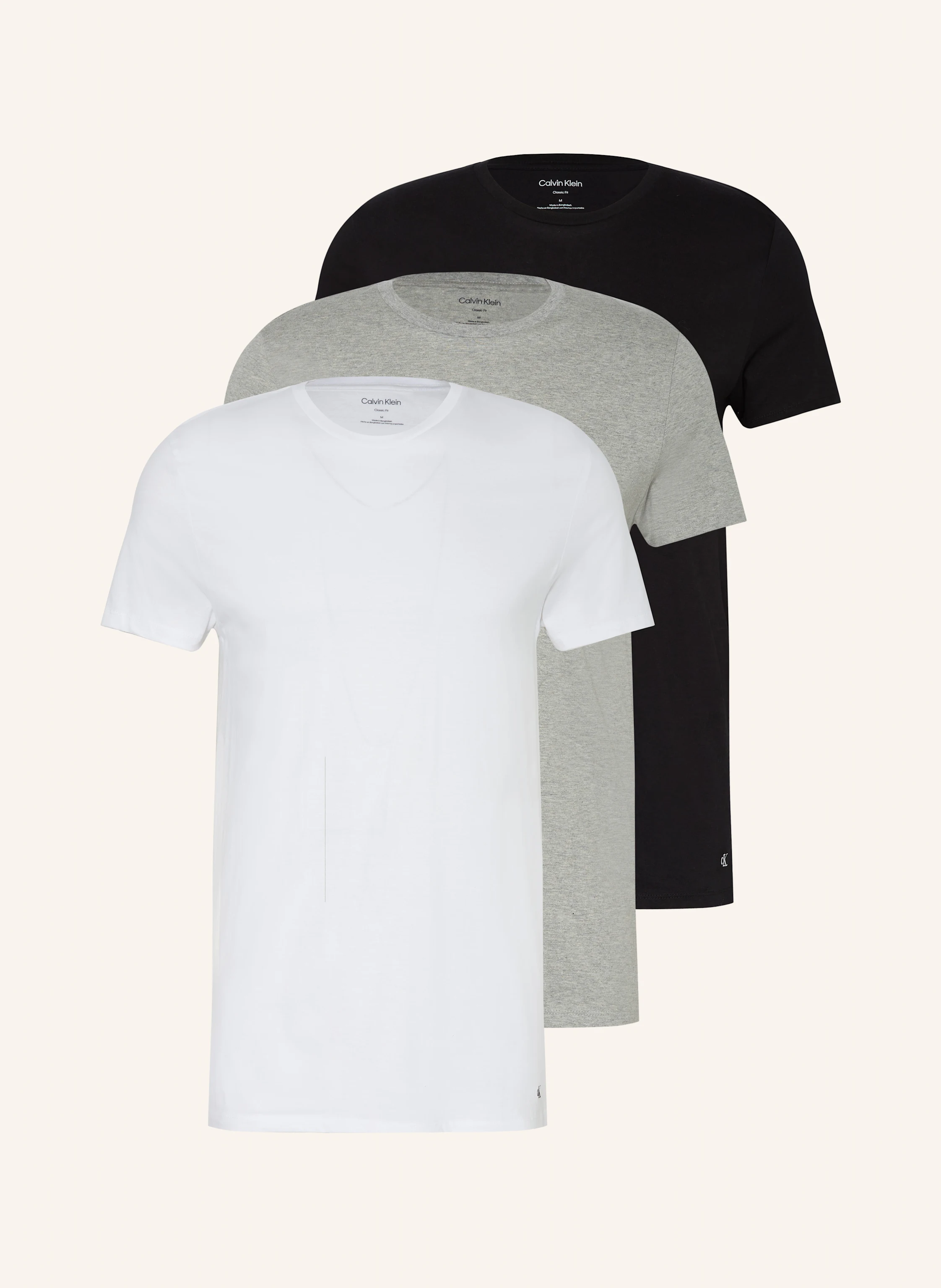 Calvin Klein 3er-Pack T-Shirts 100% COTTON