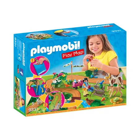 PLAYMOBIL® 9331 Play Map Ponyausflug