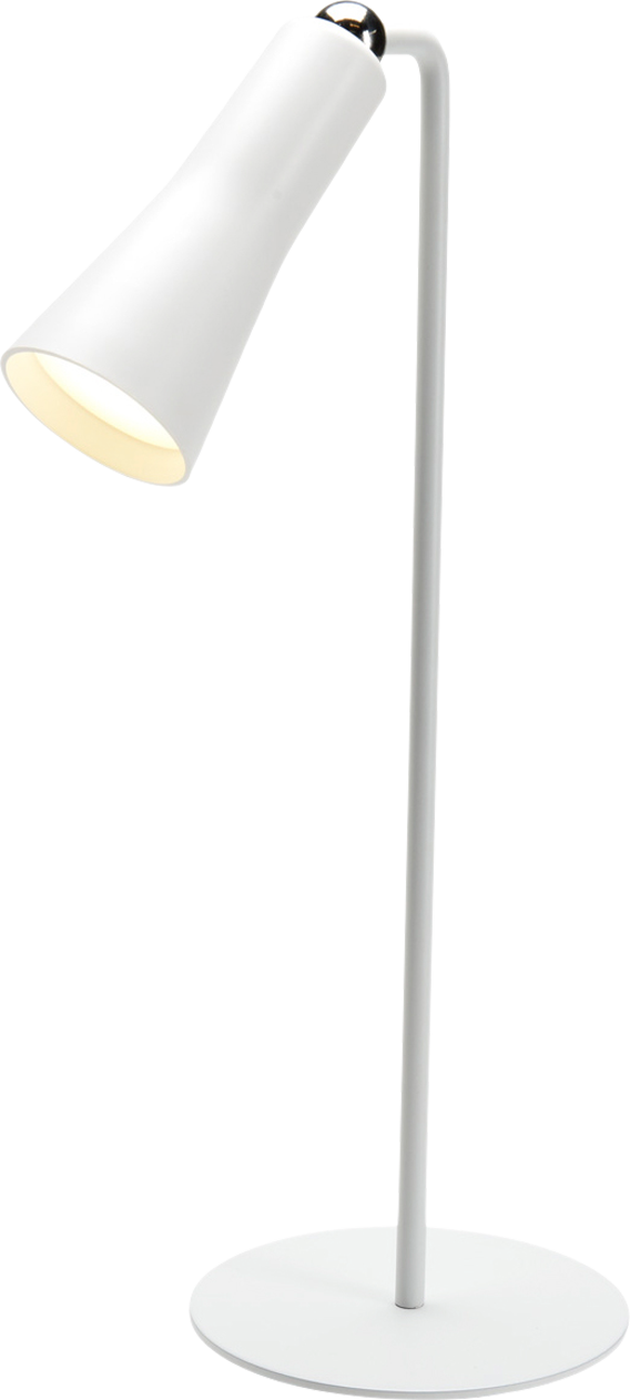 Wecamp Magnete aufladbare Tischlampe weiß