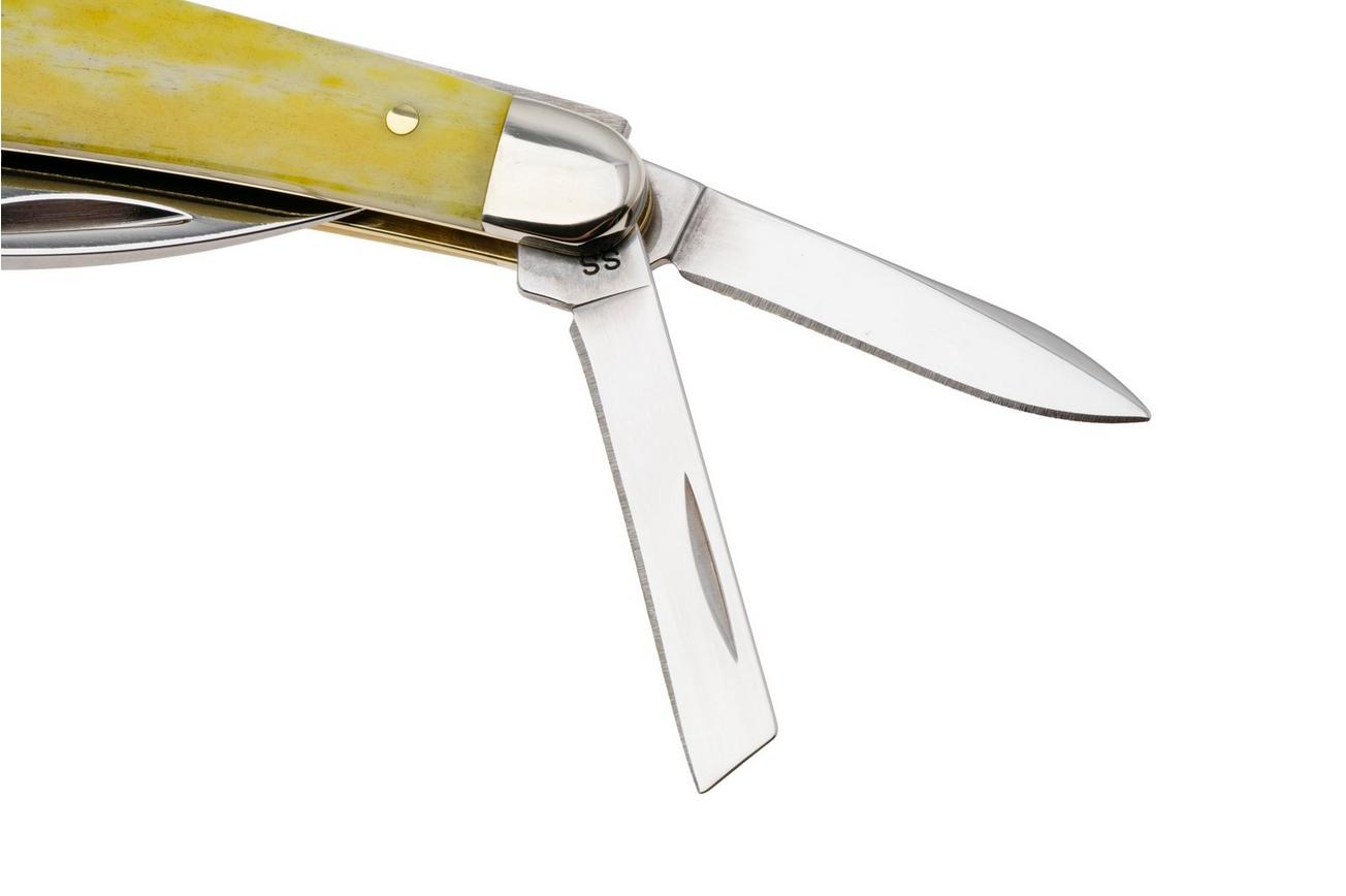Case Seahorse Whittler, Smooth Yellow Bone 20028, 6355WH SS zakmes