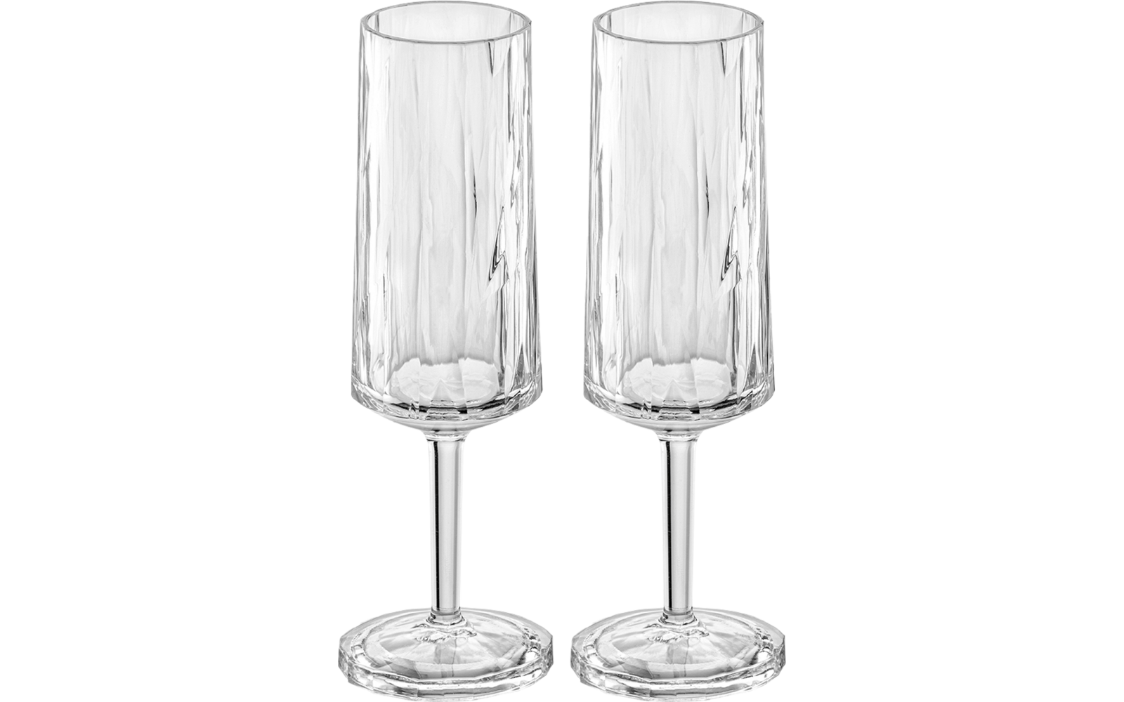 Koziol Superglas 100ml CLUB No. 14 crystal clear 2er-Set
