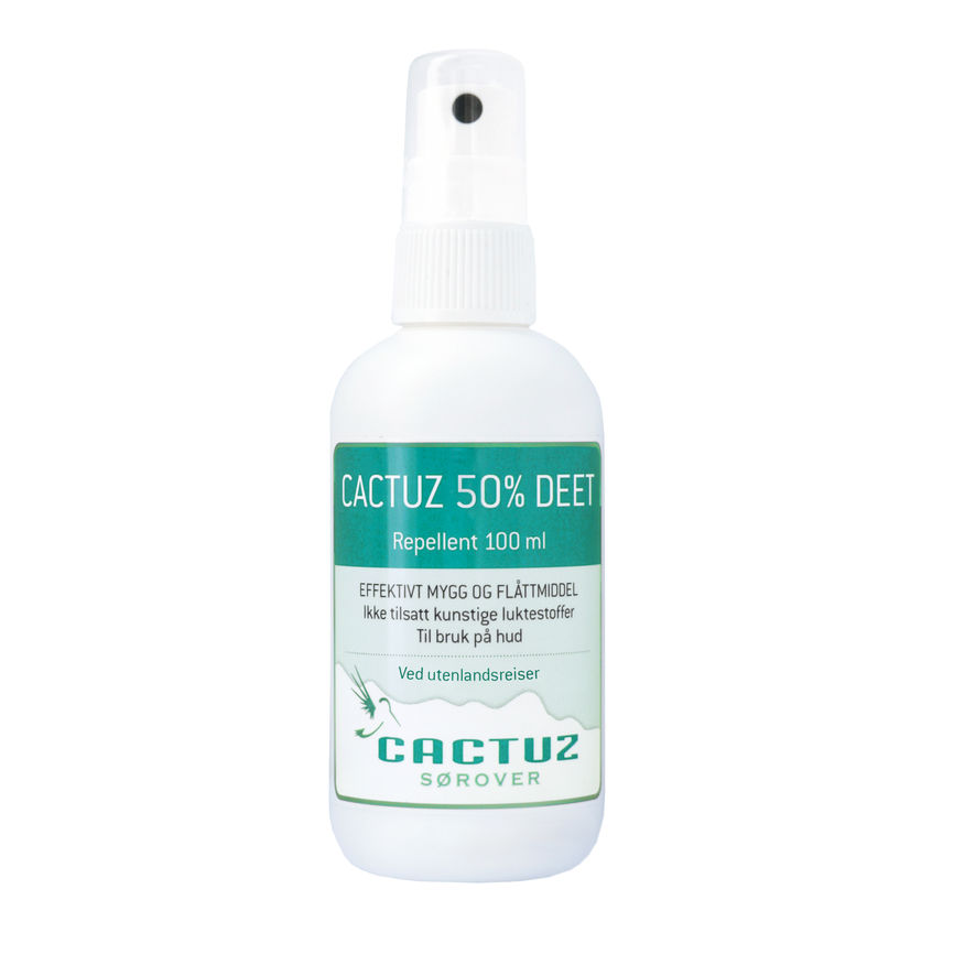 Cactuz 50% DEET mot mygg og flått 100 ml