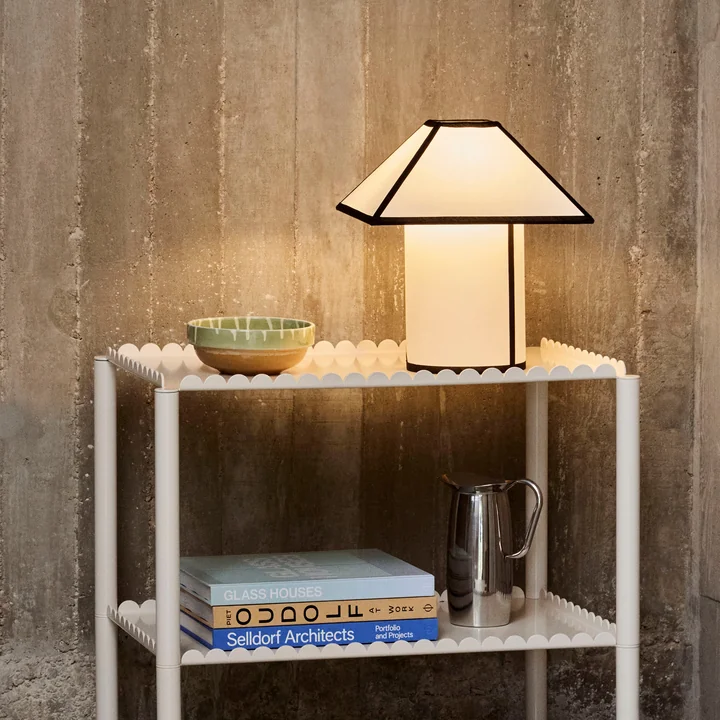 HAY - Ava Pyramid Tischleuchte Ø 29 cm, weiss