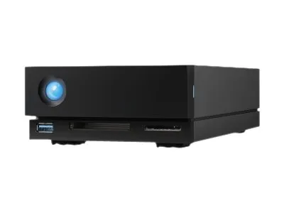 LaCie 1big Dock STHS4000800 - Harddisk-array - 4 TB - 1 bays (SATA-600) - HDD 4 TB x 1 - Thunderbolt 3, USB 3.1 (ekstern) - med 5 års Rescue Data Recovery Service Plan