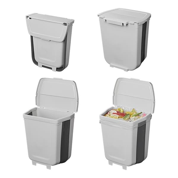Avfallsbeholder 8L sammenleggbar for campingvogn/bobil