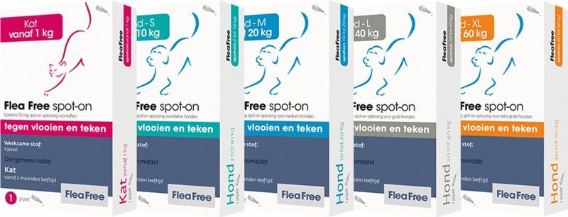 FLEA FREE SPOT ON HOND 40-60 KG - 1 PIPET