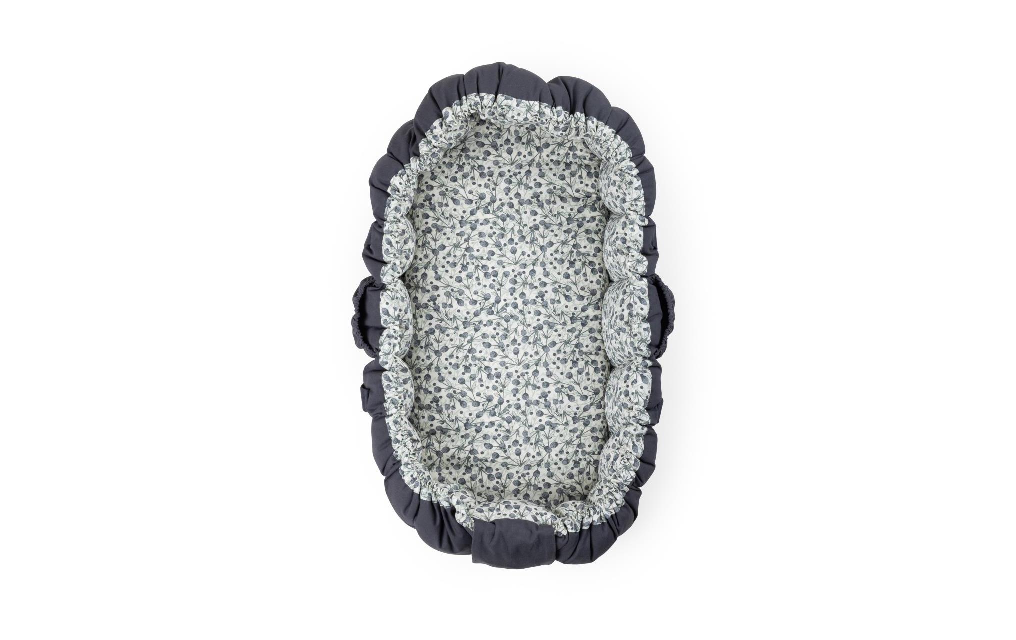 Babynest 3 in 1 Blue Olive<br>Babytragtasche aus Bio-Baumwolle