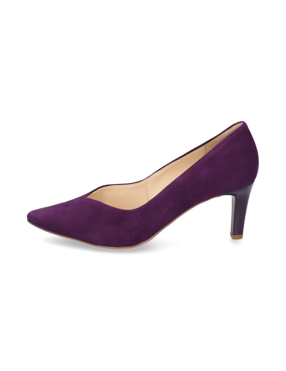 Veloursleder Pumps