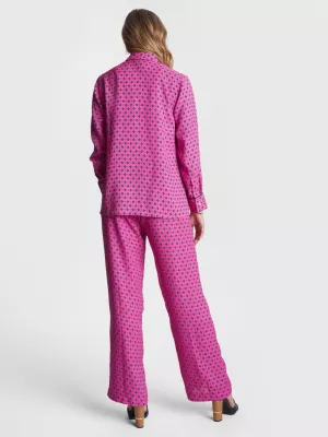 Camisa adaptável com estampa floral e lenço