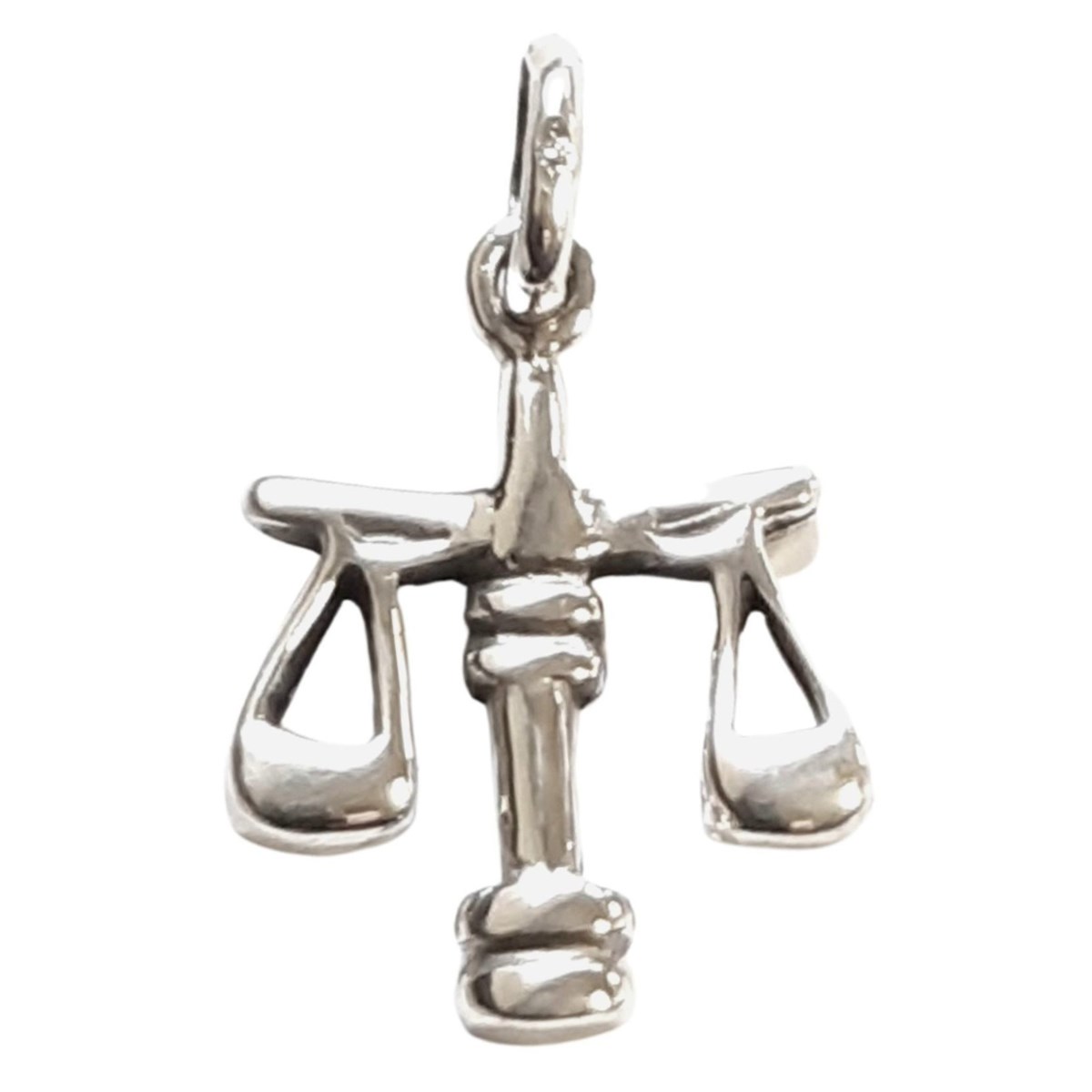 Pendentif Astrologique zodiaque Balance en argent 925°/00 + chaine
