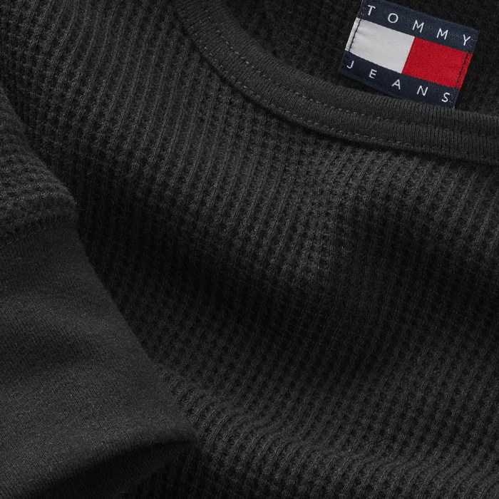 Tommy Hilfiger Slim Waffle Longsleeve Shirt Heren