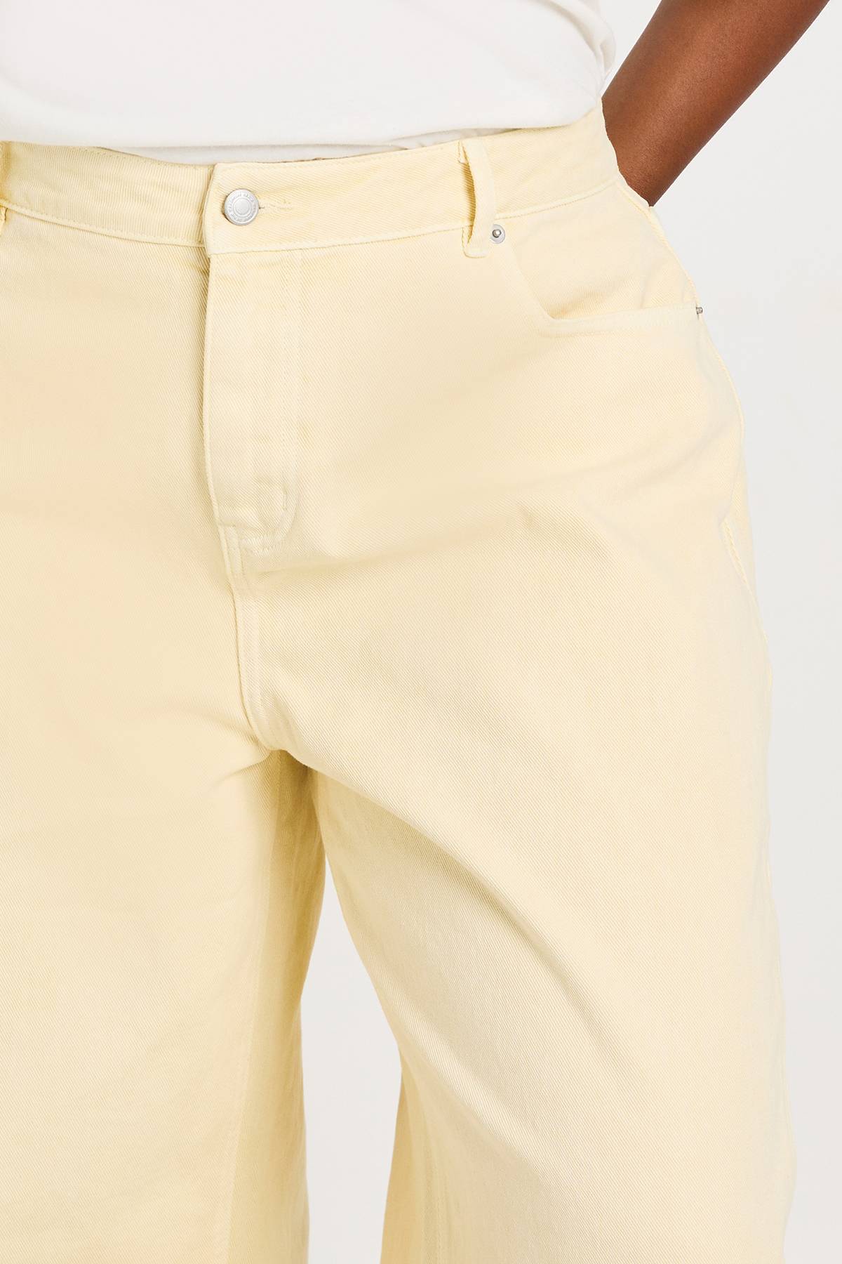 boohoo Jean Grande Taille Taille Mi-haute Jambe Tonneau Couture Torsadée