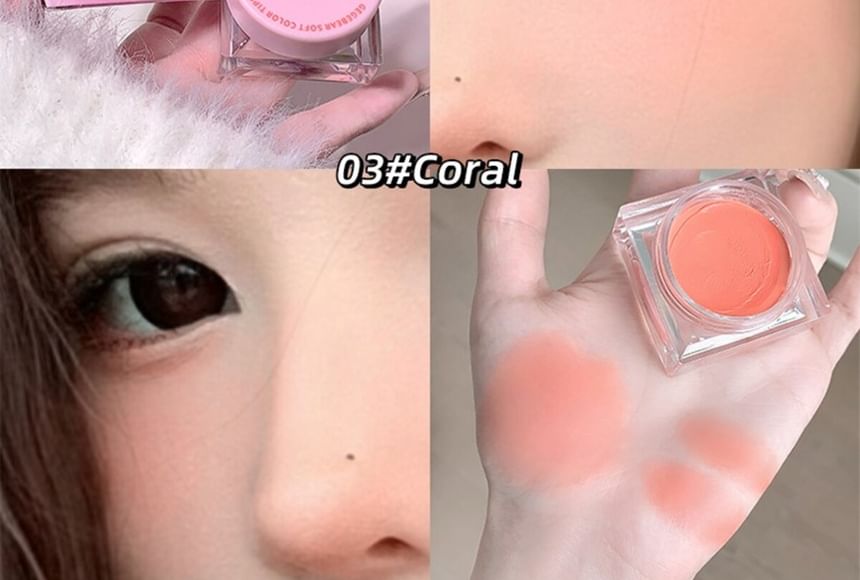Gege Bear - Zachte kleur Tipsy Cream Cheek Blush - 1-4