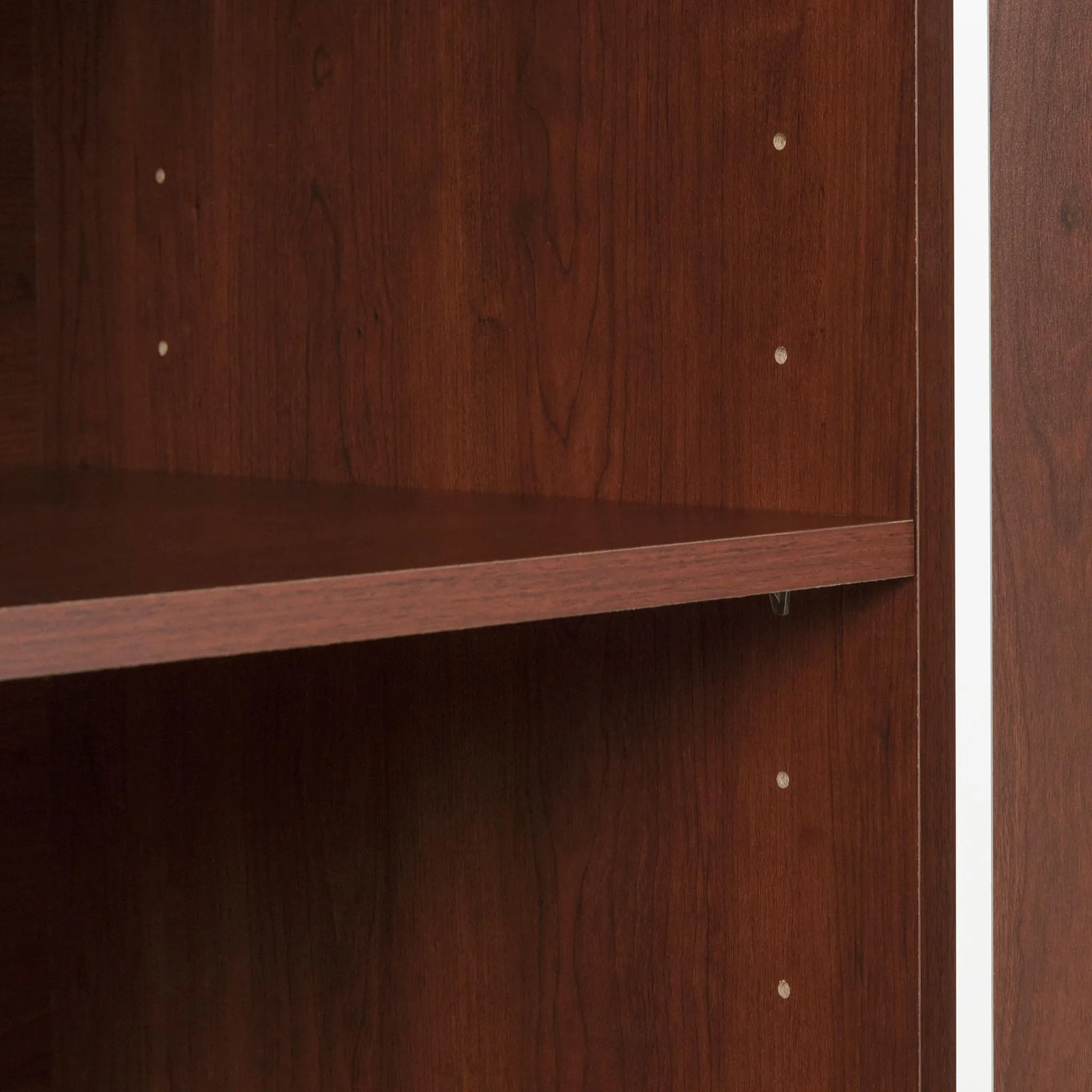 South Shore Armoire de Rangement 4 Portes - Morgan Cerisier royal