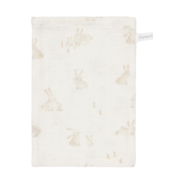 Little Dutch Baby Bunny Washandjes - Beige - 2 Stuks