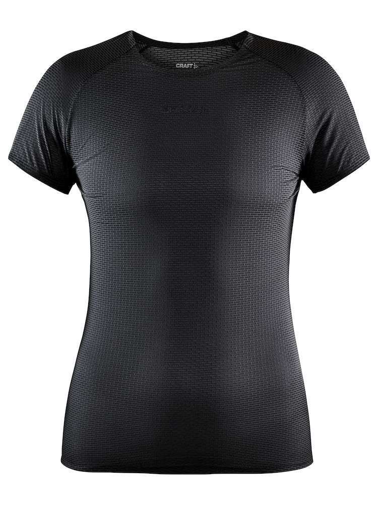 Craft Pro Dry Nanoweight Ondershirt Korte Mouwen Zwart Dames