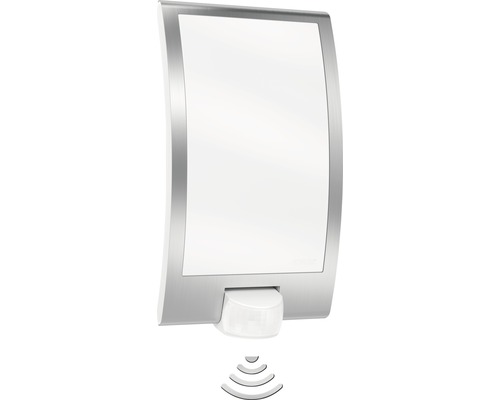 Steinel Sensor Buitenwandlamp, 1-lichts, 286x162 mm, L 22 S, roestvrij staal/wit
