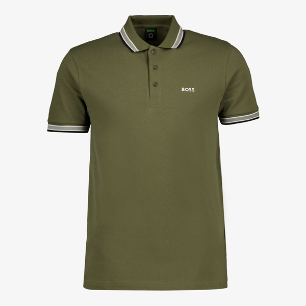 Hugo Boss heren polo kaki groen