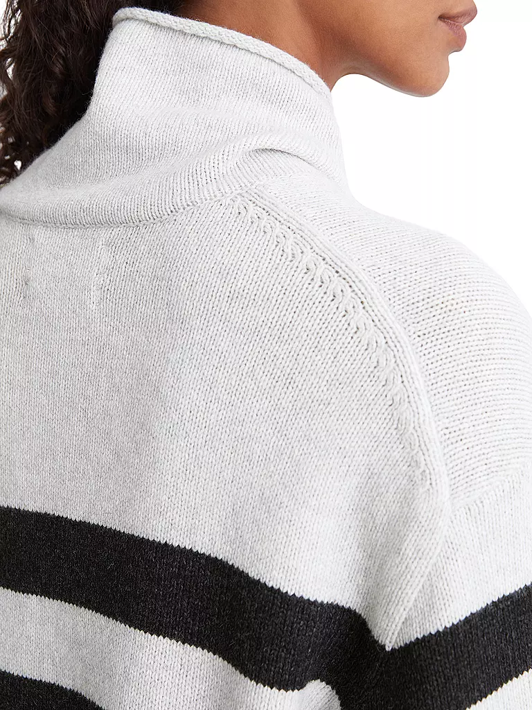 MARC O'POLO Rollkragenpullover grau