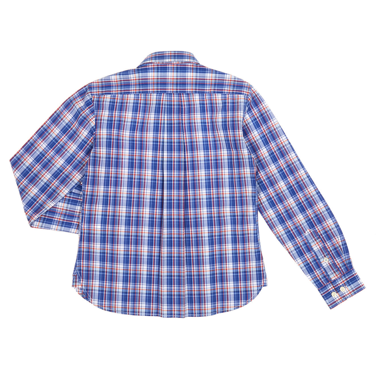 Hackett London Chemise en Coton à carreaux bleue