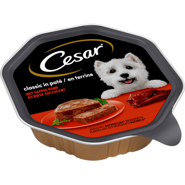 Cesar Classic in Paté met Sappig Rund 150 g