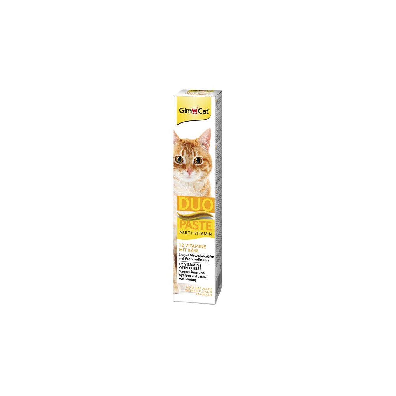GimCat DUO Paste Anti-Hairball Käse und 12 Vitamine 50 g