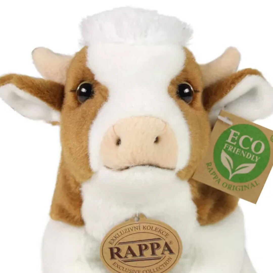 Rappa knuffelkoe bruin - 18 cm