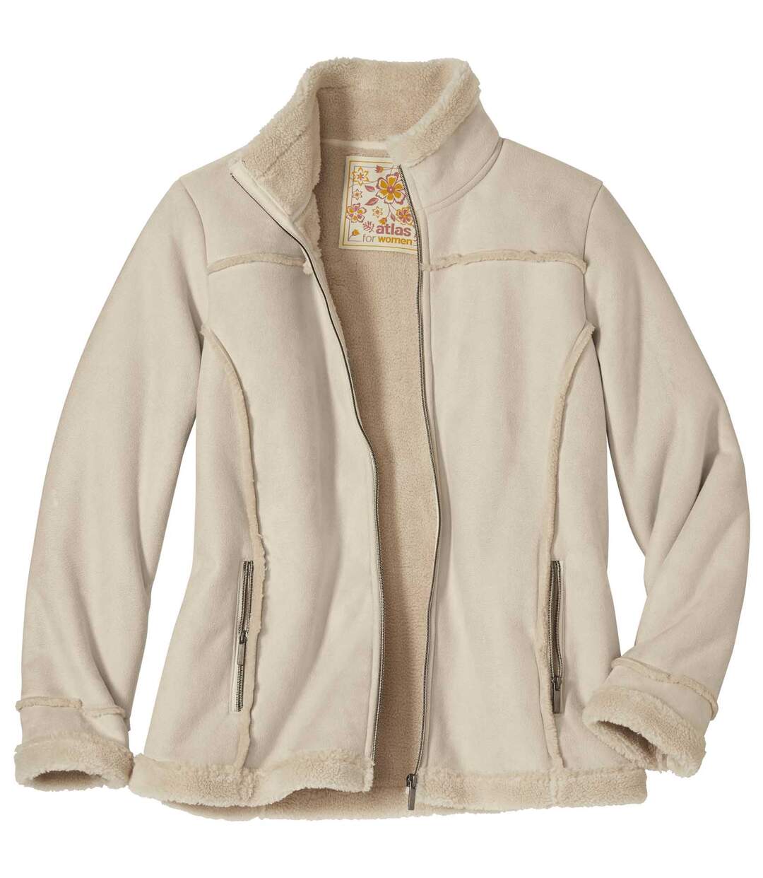 Veste Suédine Fourrée Sherpa