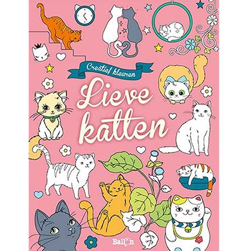 Uitgeverij ballon creatief kleuren - lieve katten